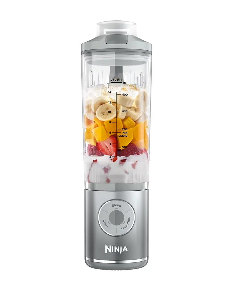 Ninja Blast Max kabelloser Mixer in Silber